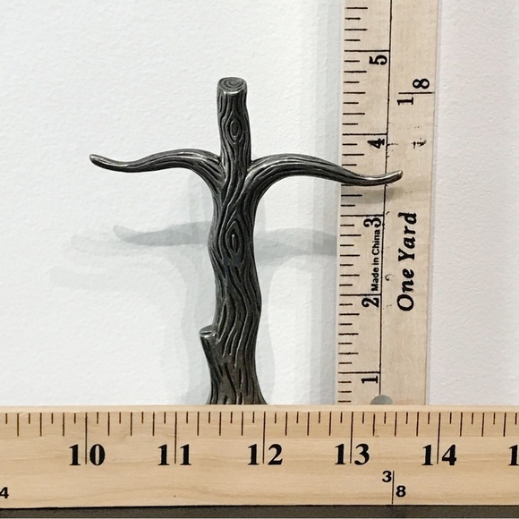 Godinger Silver Plate Tree Jewelry Stand Branch Bracelet Earring Ring Display - Picture 11 of 11